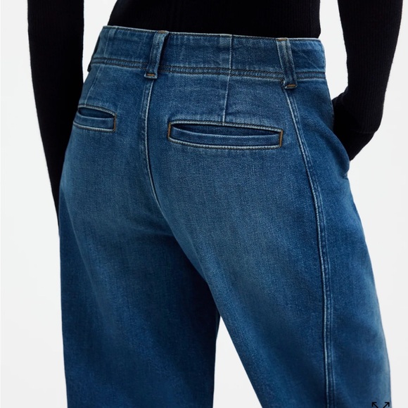 Madewell Tapered Denim Trousers - Picture 5 of 6